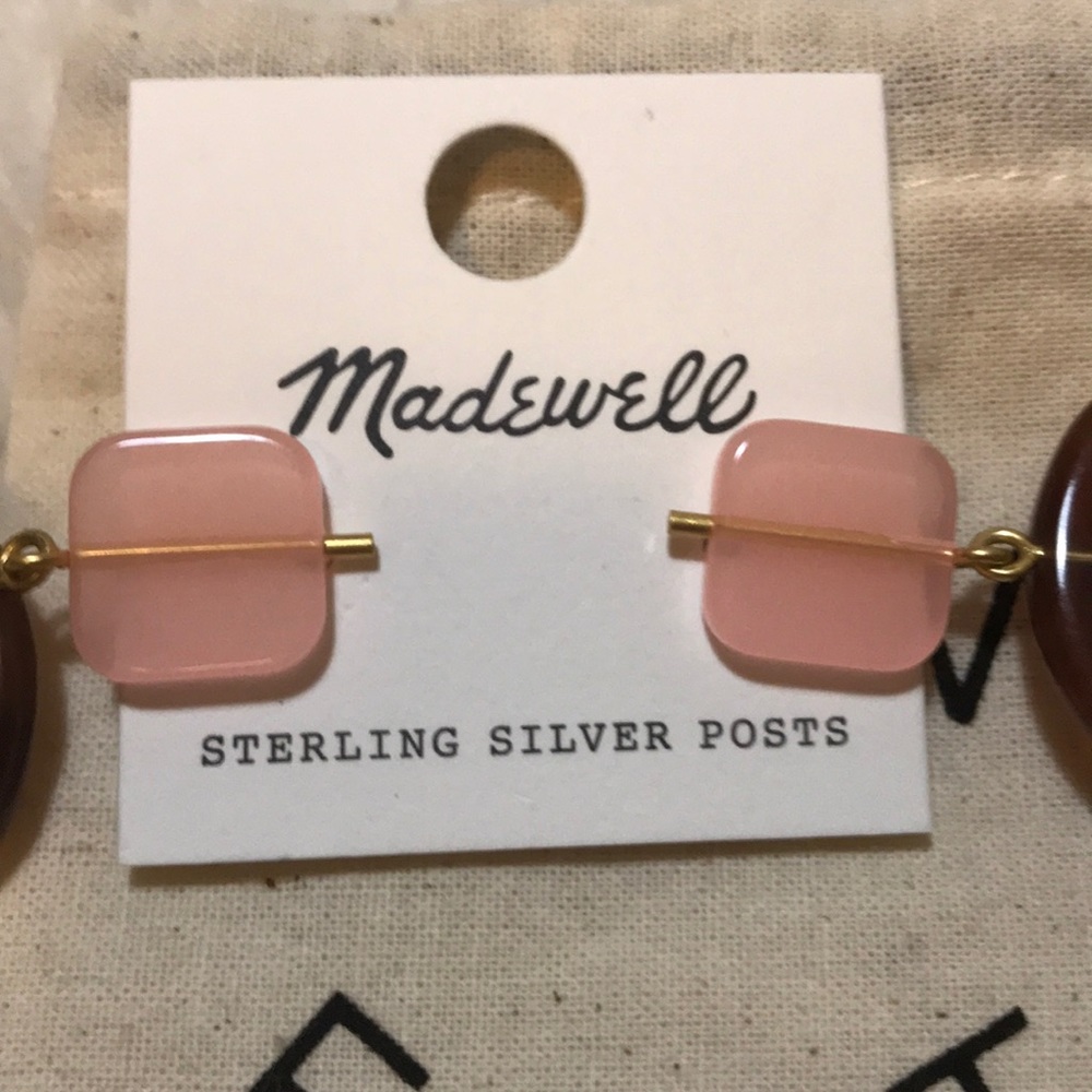 NWT Madewell Circle Earrings - Picture 6 of 6